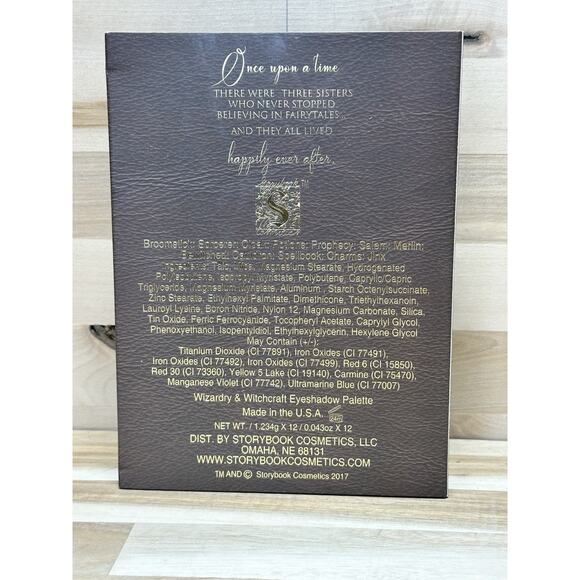 Storybook Cosmetics Wizardry and Witchcraft Eyeshadow Palette NIB NEW w/ Bag - Picture 6 of 9